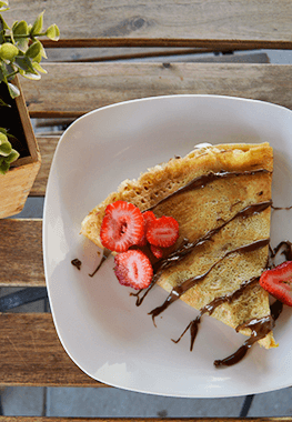 Crepa Nutella con Fresas